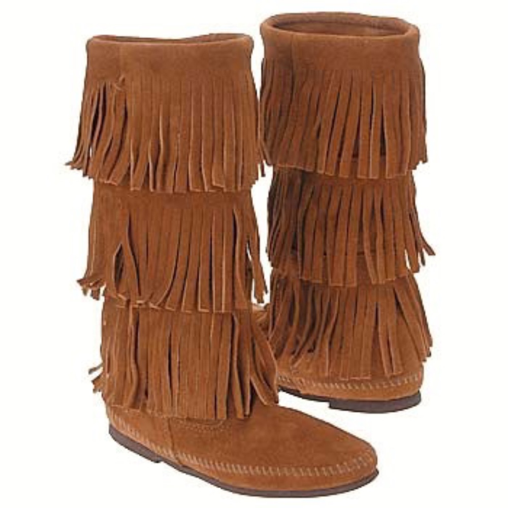 Minnetonka Fringe Boots
